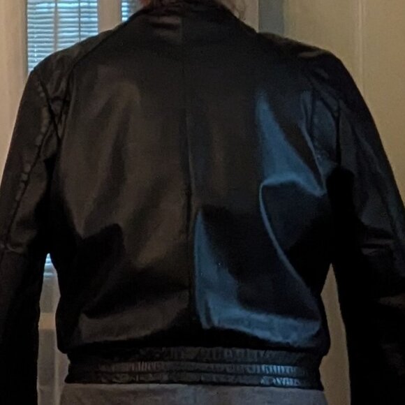 Vagabond Leathers Soft black leather bomber jacket - Size 46 - Picture 8 of 8